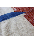 Tapis berbère marocain pure laine 144 x 229 cm
