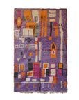 Pure wool Moroccan Berber carpet 170 x 268 cm