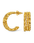SUN hoop earrings