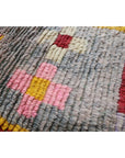 Tapis d'entrée berbère marocain pure laine 67 x 356 cm