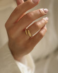 SNAKES ring | Stainless steel | water-repellent