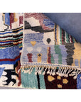 Pure wool Moroccan Berber carpet 113 x 189 cm
