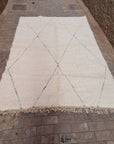 Tapis berbère pure laine Beni Ouarain 200 x 290 cm