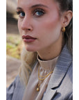 SUN hoop earrings