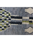 Tapis d'entrée berbère marocain pure laine 73 x 384 cm