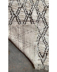 Tapis d'entrée berbère marocain pure laine 96 x 220 cm