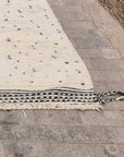 Berber rug Beni Ouarain Plumetis 190 x 290 cm