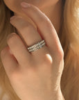 Bague MONDO | Acier inoxydable | hydrofuge