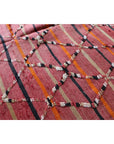 Tapis berbère Kilim marocain pure laine 126 x 208 cm