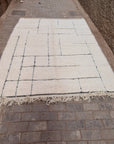 Tapis berbère pure laine Beni Ouarain 214 x 300 cm