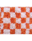 Tapis berbère en laine à carreaux 170 x 255 cm VENDU