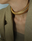 Dikke stretch designarmband en choker