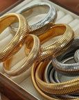 Dikke stretch designarmband en choker
