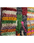 Tapis de couloir berbère contemporain en laine 72 x 355 cm