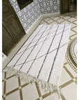 Berber rug Beni Ouarain pure wool 160 x 255 cm