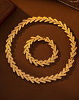 Gedurfde look V-ketting ketting en armband