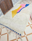 Authentic pure wool Berber rug 196 x 292 cm