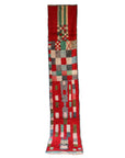 Tapis d'entrée berbère marocain pure laine 76 x 408 cm