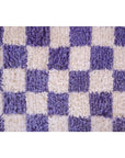 Berber checked rug Beni Ourain 151 x 246 cm SOLD