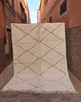 Beni Ouarain pure wool Berber rug 213 x 290 cm