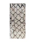 Tapis d'entrée berbère marocain pure laine 72 x 174 cm