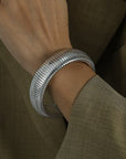 Dikke stretch designarmband en choker