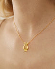 Egeïsche Zee - Minimalistische Griekse harpketting