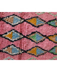 Tapis d'entrée berbère marocain pure laine 70 x 340 cm