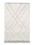 Berber rug Beni Ouarain pure wool 155 x 260 cm