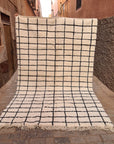 Tapis berbère pure laine Beni Ouarain 200 x 305 cm