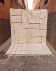 Tapis berbère pure laine Beni Ouarain 214 x 300 cm