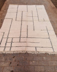 Tapis berbère pure laine Beni Ouarain 200 x 305 cm
