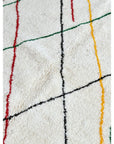 Tapis berbère coloré pure laine 160 x 255 cm