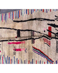Colorful Berber rug from M'Rirt 168 x 266 cm