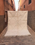 Tapis berbère pure laine Beni Ouarain 205 x 300 cm