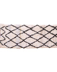 Tapis d'entrée berbère marocain pure laine 75 x 202 cm