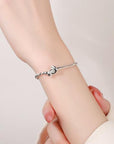 Ball Chain armband-zilveren knoopontwerp