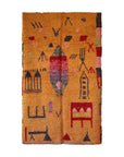 Tapis berbère marocain pure laine 151 x 248 cm
