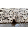 Tapis d'entrée berbère marocain pure laine 96 x 220 cm