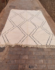 Berber rug Beni Ouarain pure wool 200 x 300 cm