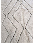 Berber rug Beni Ouarain pure wool 155 x 260 cm