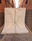Tapis berbère pure laine Beni Ouarain 200 x 310 cm