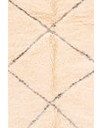Pure wool Moroccan Berber carpet 144 x 228 cm