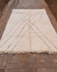 Tapis berbère pure laine Beni Ouarain 208 x 300 cm