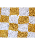Tapis berbère en laine à carreaux 156 x 234 cm