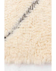 Pure wool Moroccan Berber carpet 144 x 228 cm