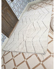 Authentique tapis berbère marocain en laine El Jadida 190 x 292 cm
