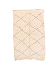 Pure wool Moroccan Berber carpet 144 x 228 cm