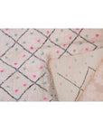 Tapis berbère marocain pure laine 151 x 186 cm