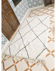 Berber rug Beni Ouarain pure wool 163 x 271 cm